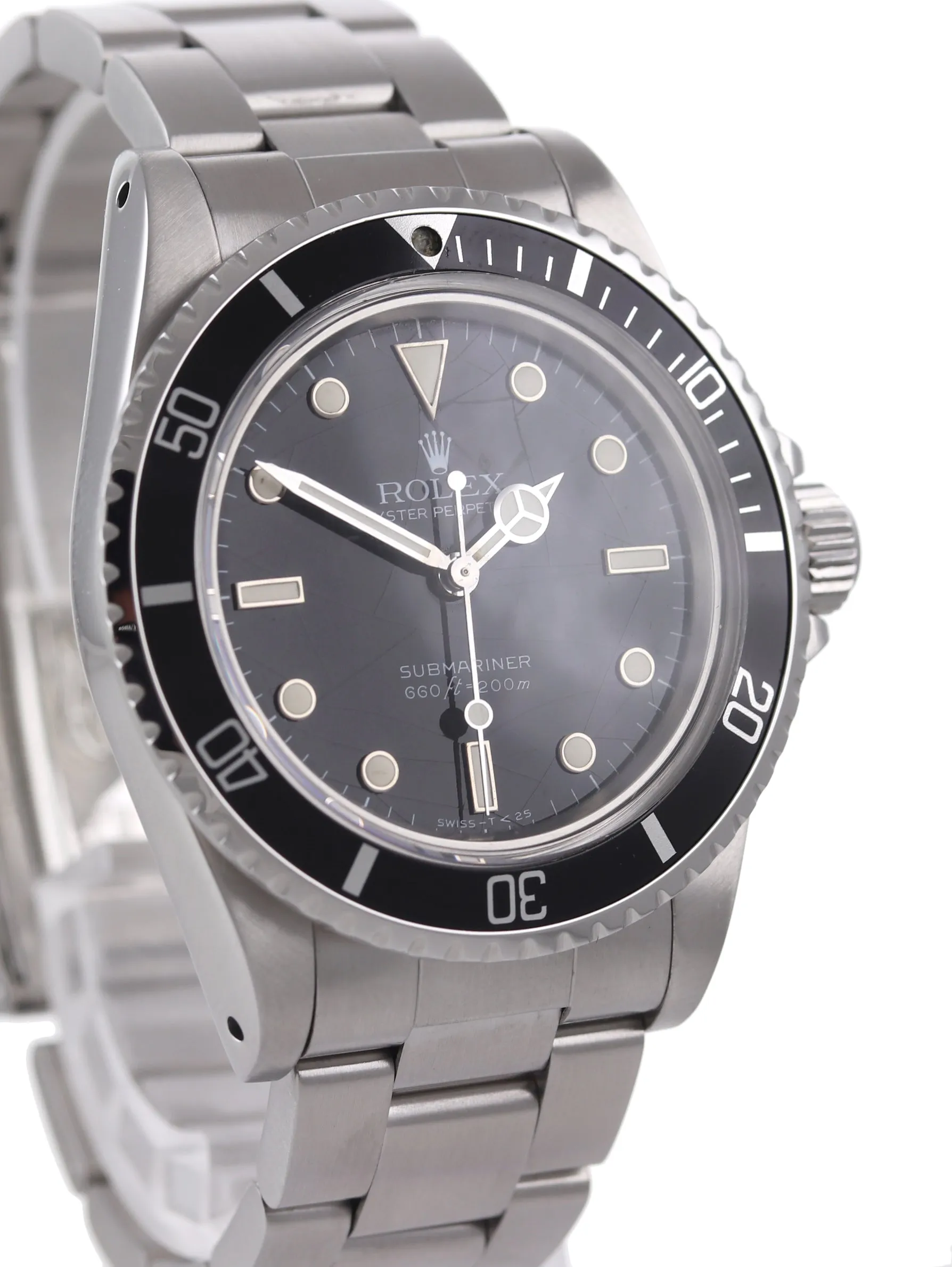 1984 Rolex Submariner 5513 Spider Dial 40mm Oyster Steel Watch Box