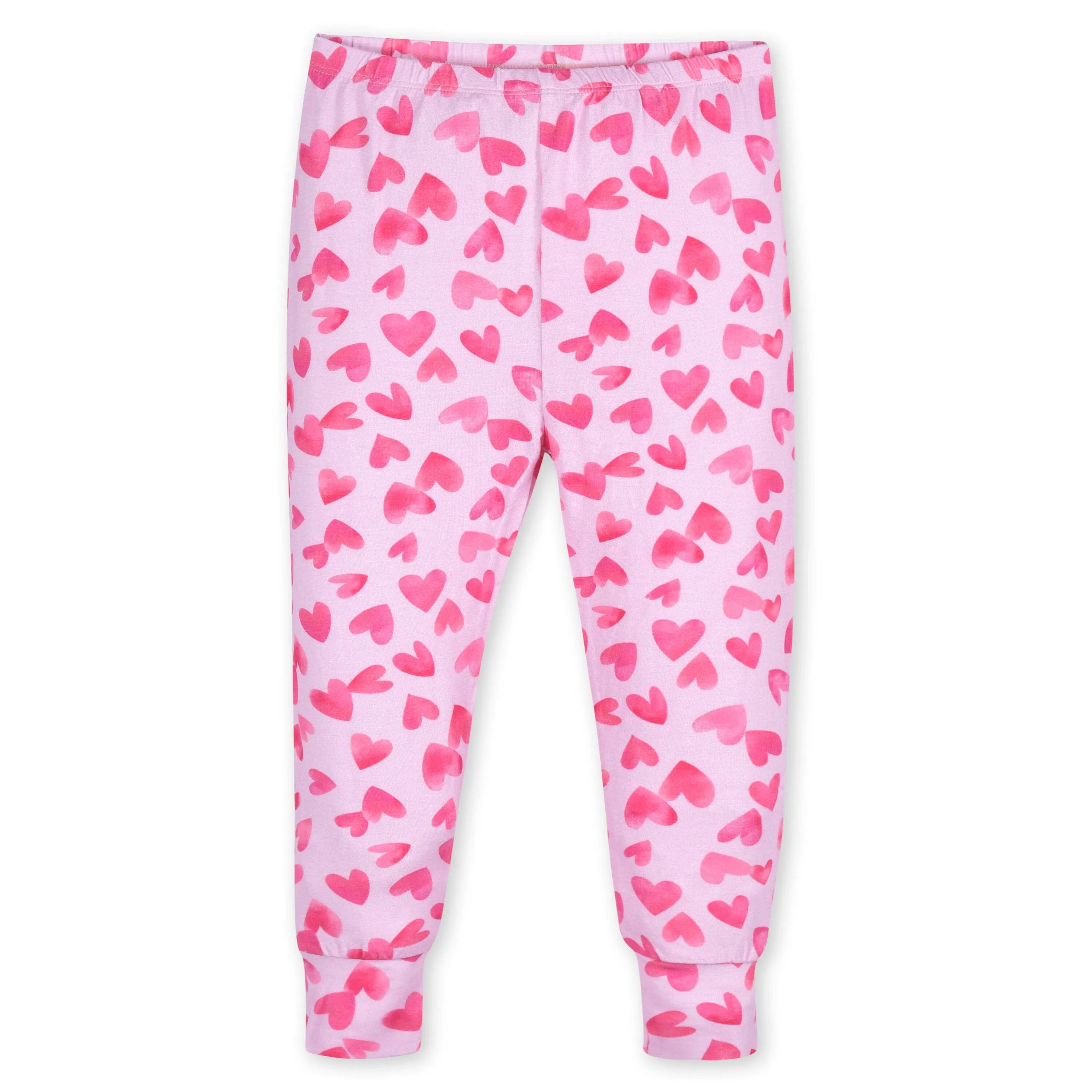 2-Piece Infant & Toddler Girls Heartfelt Buttery Soft Viscose Made from Eucalyptus Snug Fit Pajamas