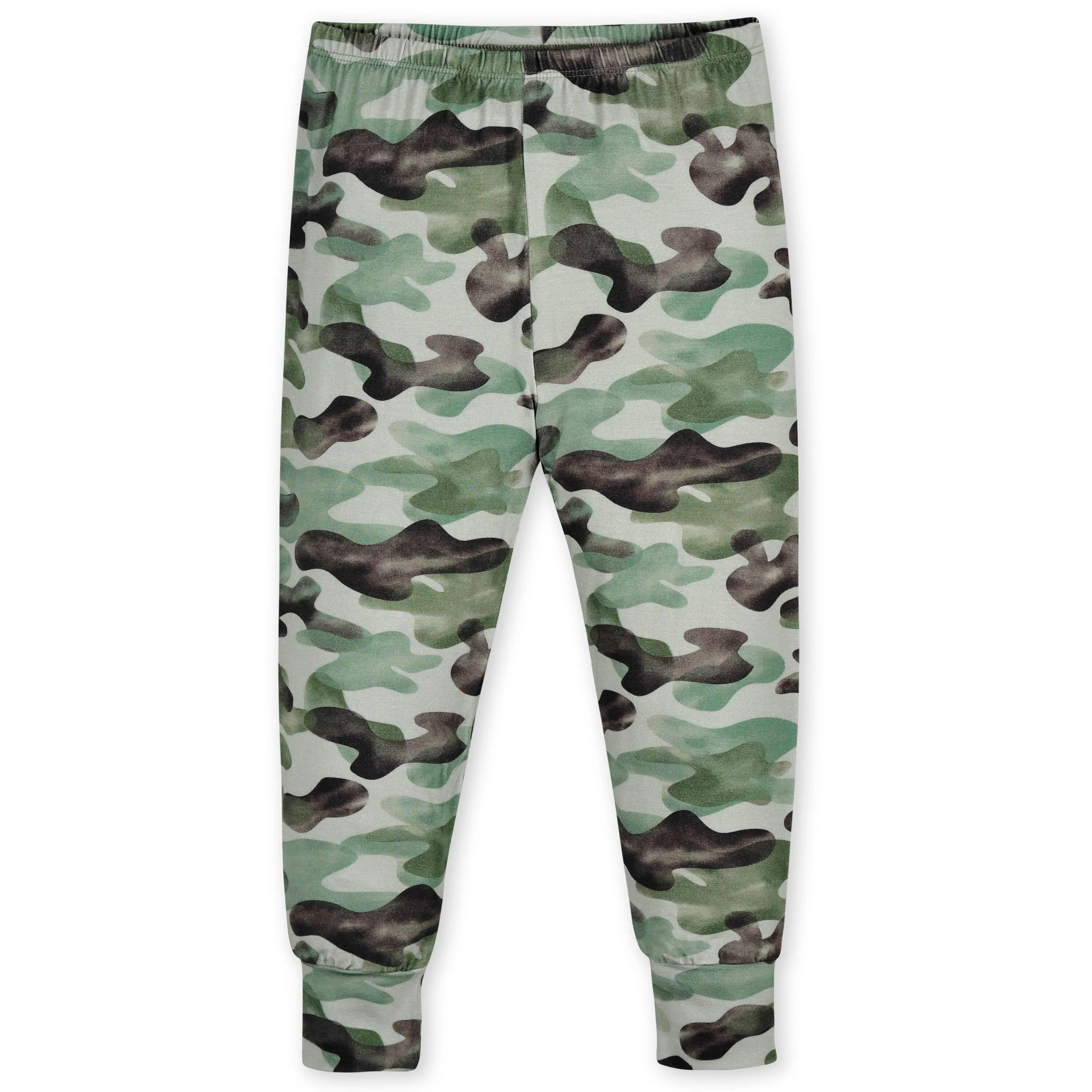 2-Piece Infant & Toddler Hide & Seek Camo Buttery Soft Viscose Made from Eucalyptus Snug Fit Pajamas