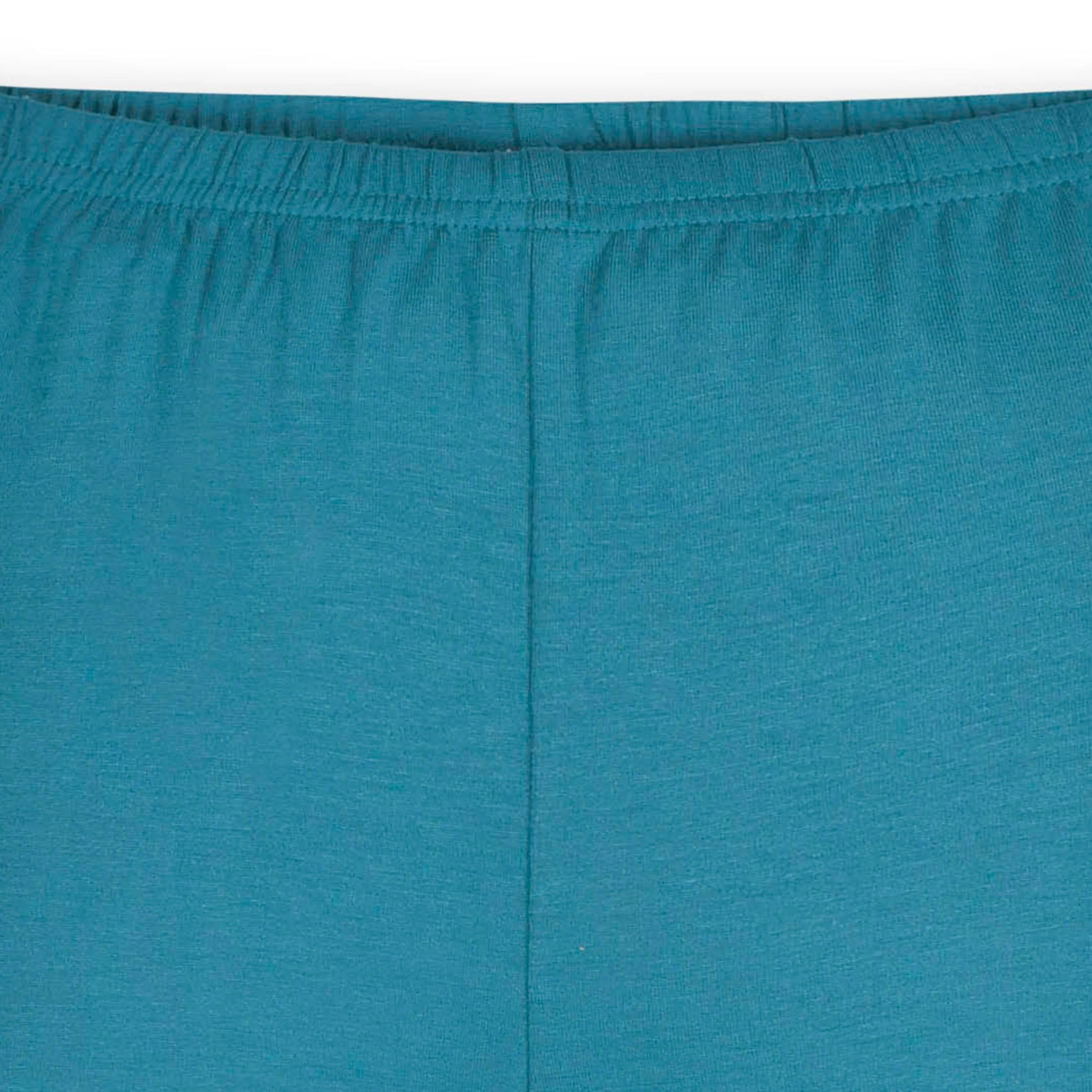 2-Piece Infant & Toddler Ocean Teal Buttery Soft Viscose Made from Eucalyptus Snug Fit Pajamas