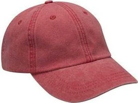 Adams AD969 Optimum Pigment Dyed-Cap - Red