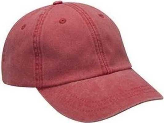 Adams AD969 Optimum Pigment Dyed-Cap - Red