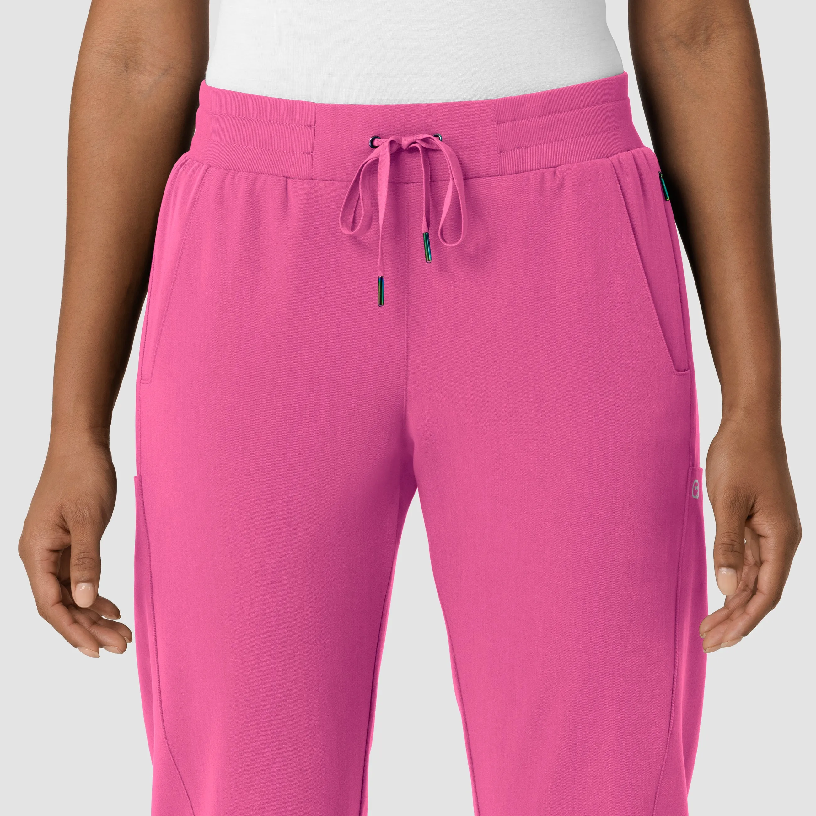 Aero Remix Women's Cargo Jogger Scrub Pant - Fuchsia