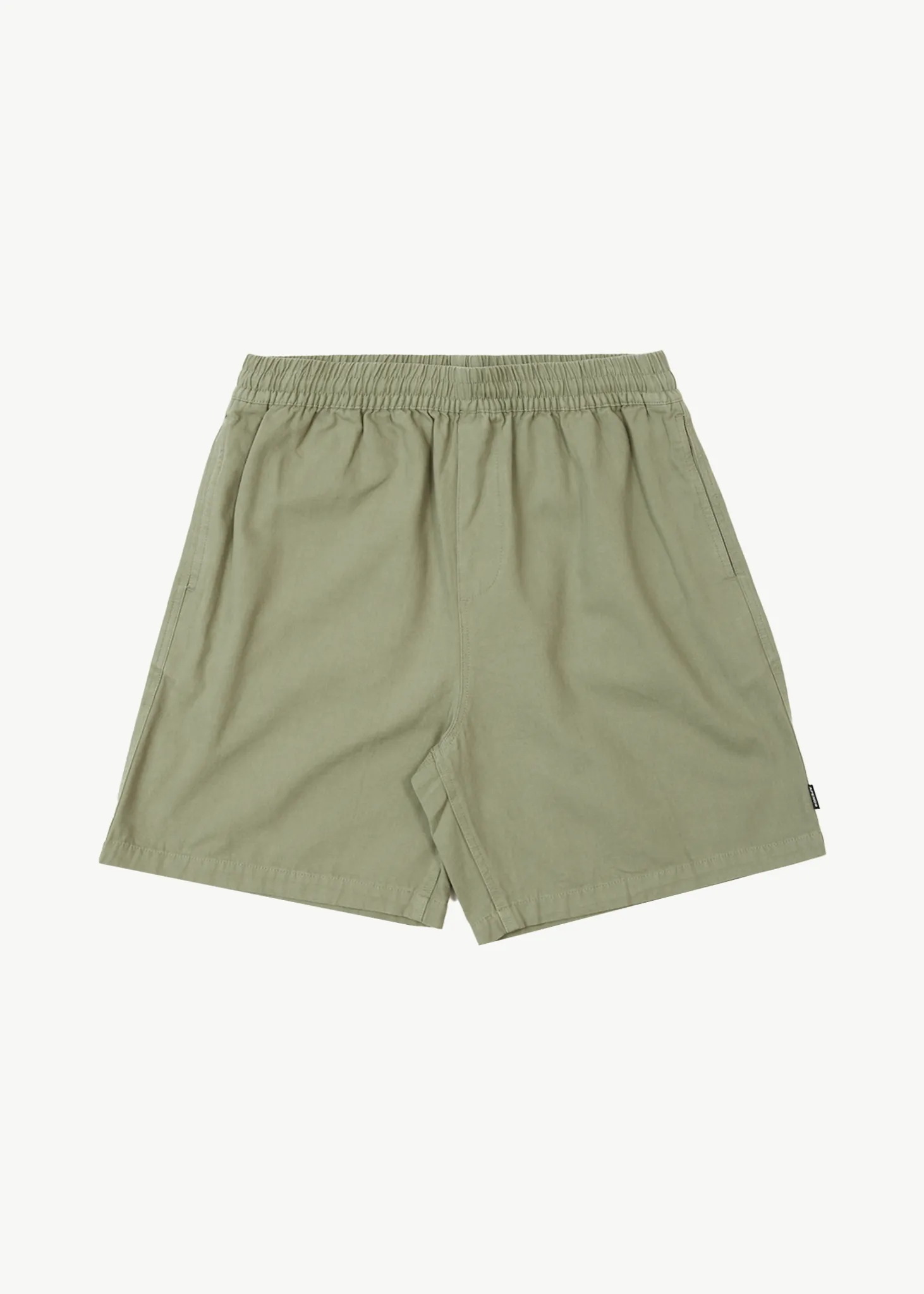 AFENDS Mens Ninety Eights - Oversized Short 20 Inch - Olive