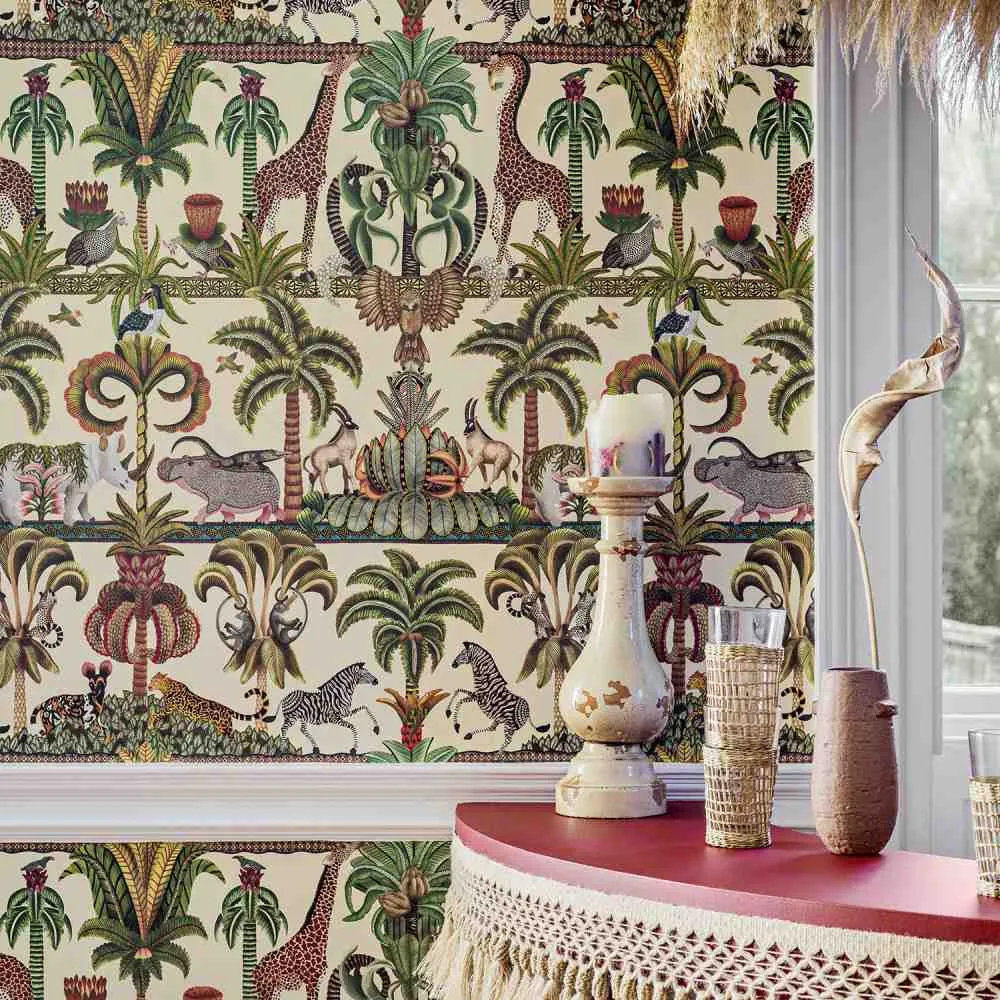 Afrika Kingdom Wallpaper - Ardmore Jabula - Cole & Son