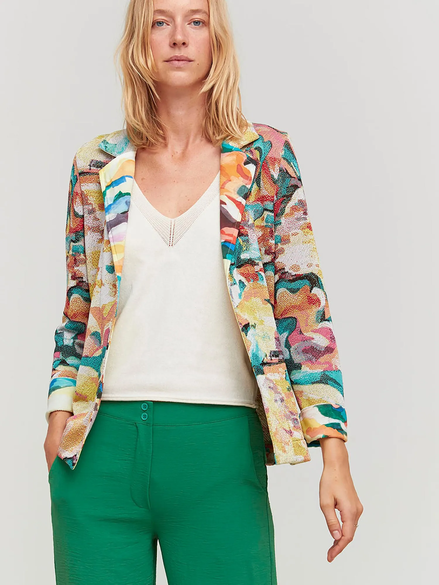 Aldo Martins Color Patterned Blazer