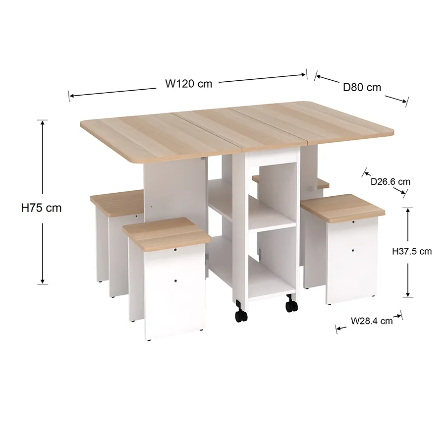 Allison 4 Seater Dining Set