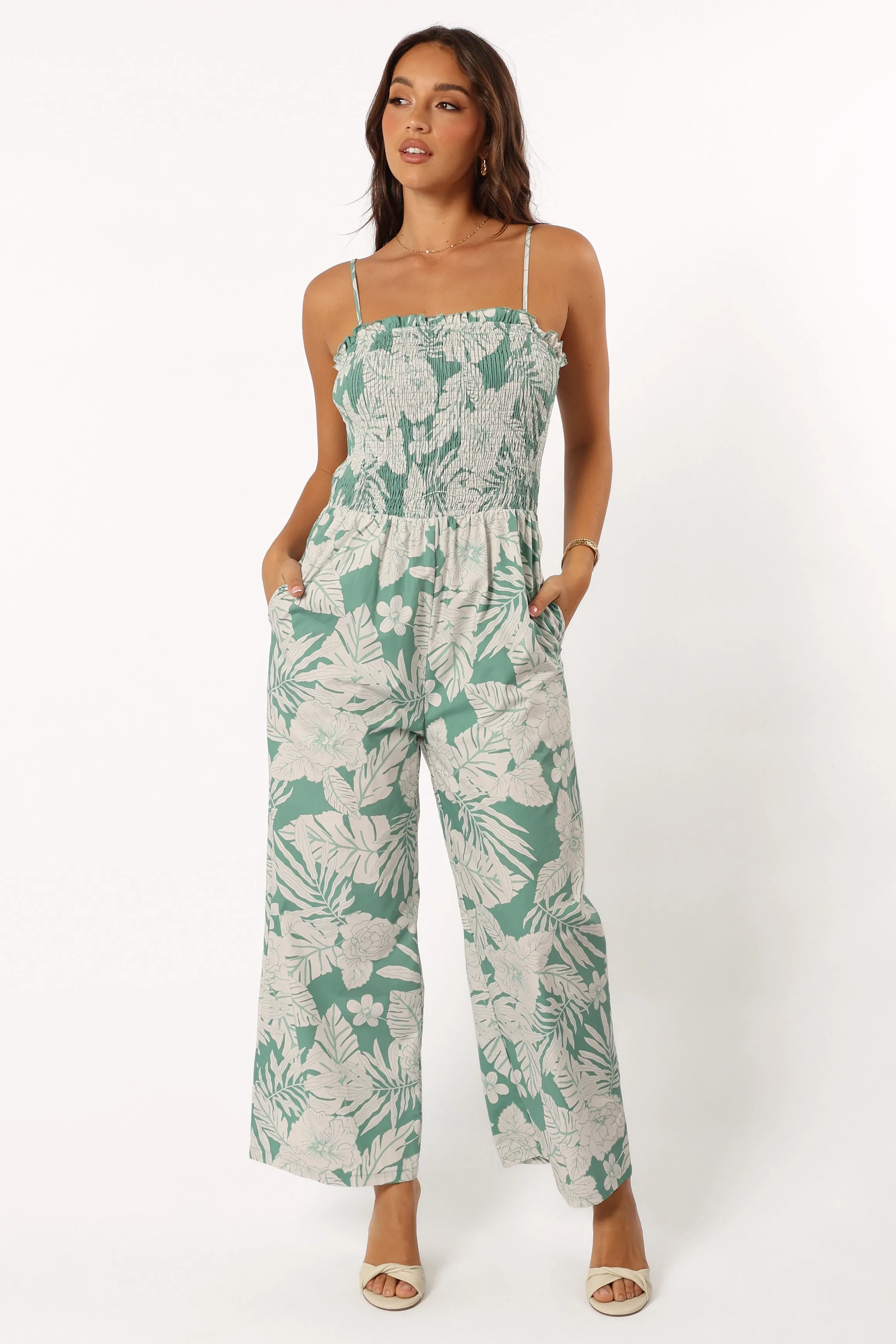 Aneesa Jumpsuit - Sage