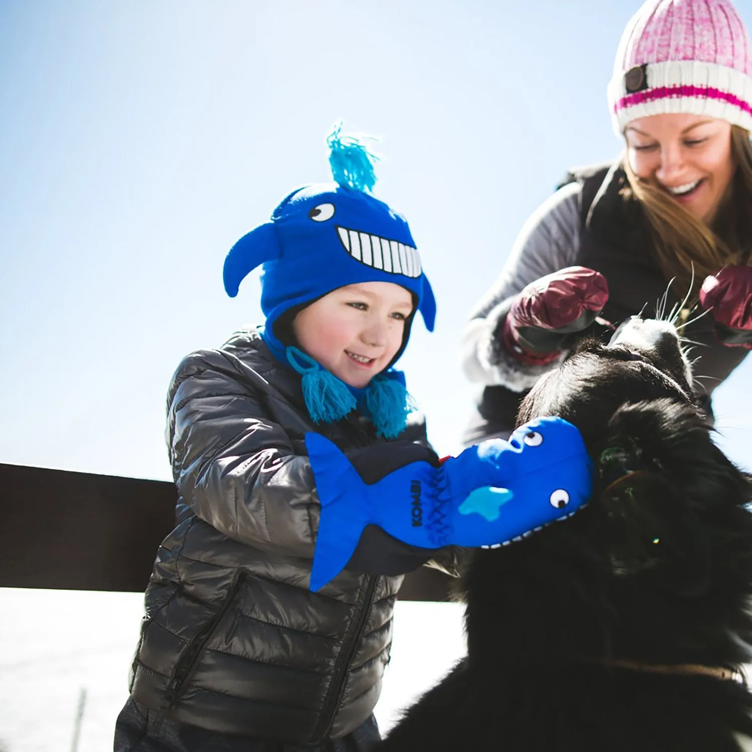 Animal Family Mitts - Kids|-|Mitaines Animal Family - Enfant