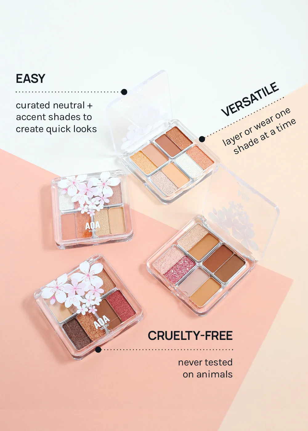 AOA Cherry Blossom 8-Color Eyeshadow Palettes