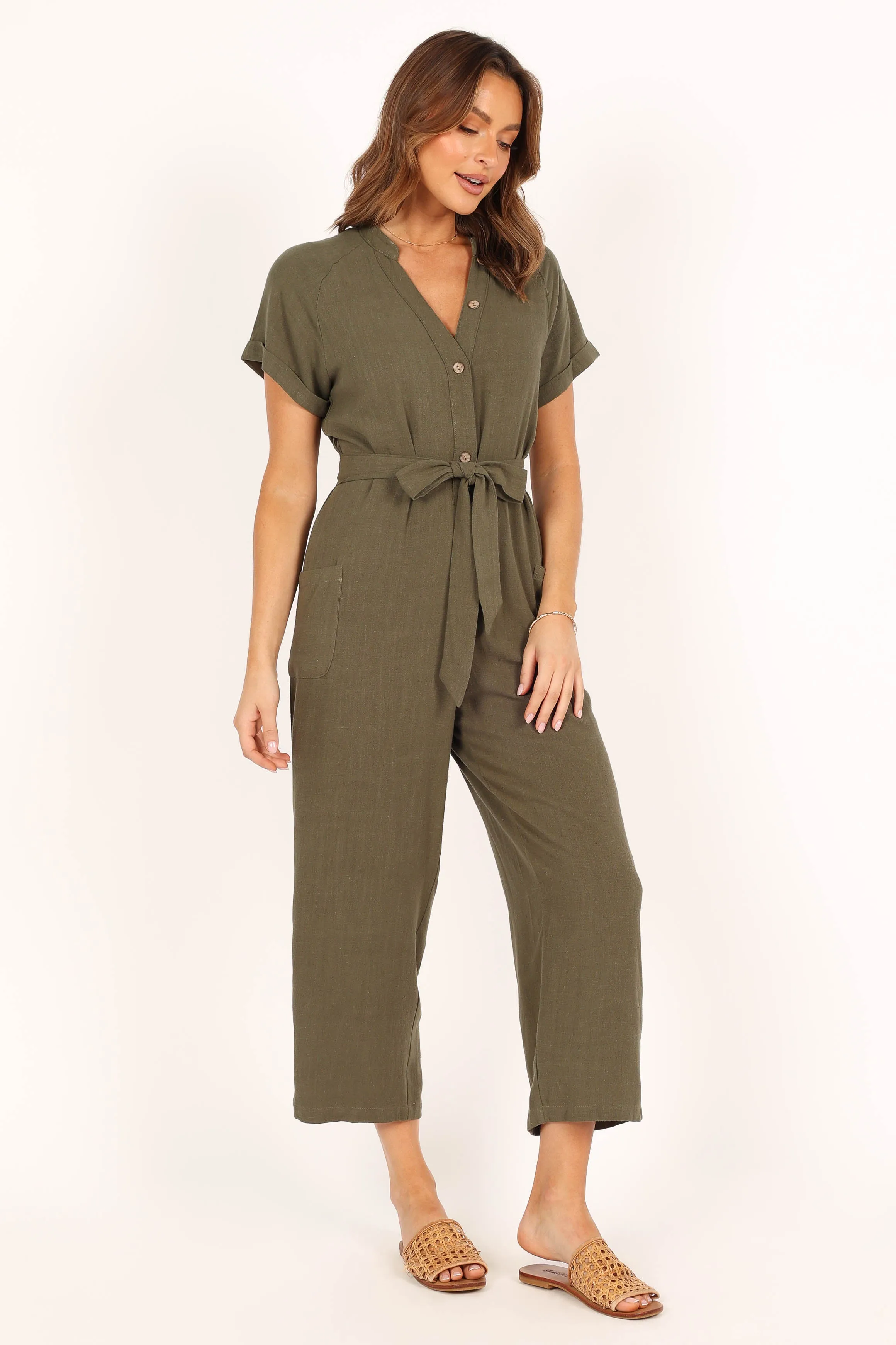 Archie Jumpsuit - Olive