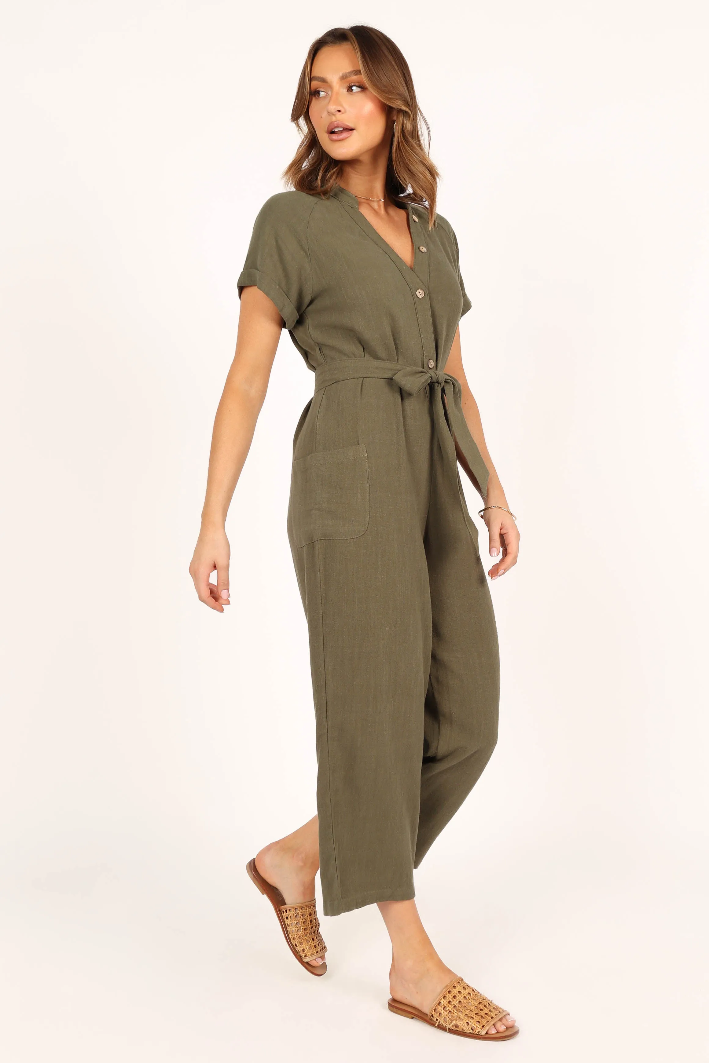 Archie Jumpsuit - Olive