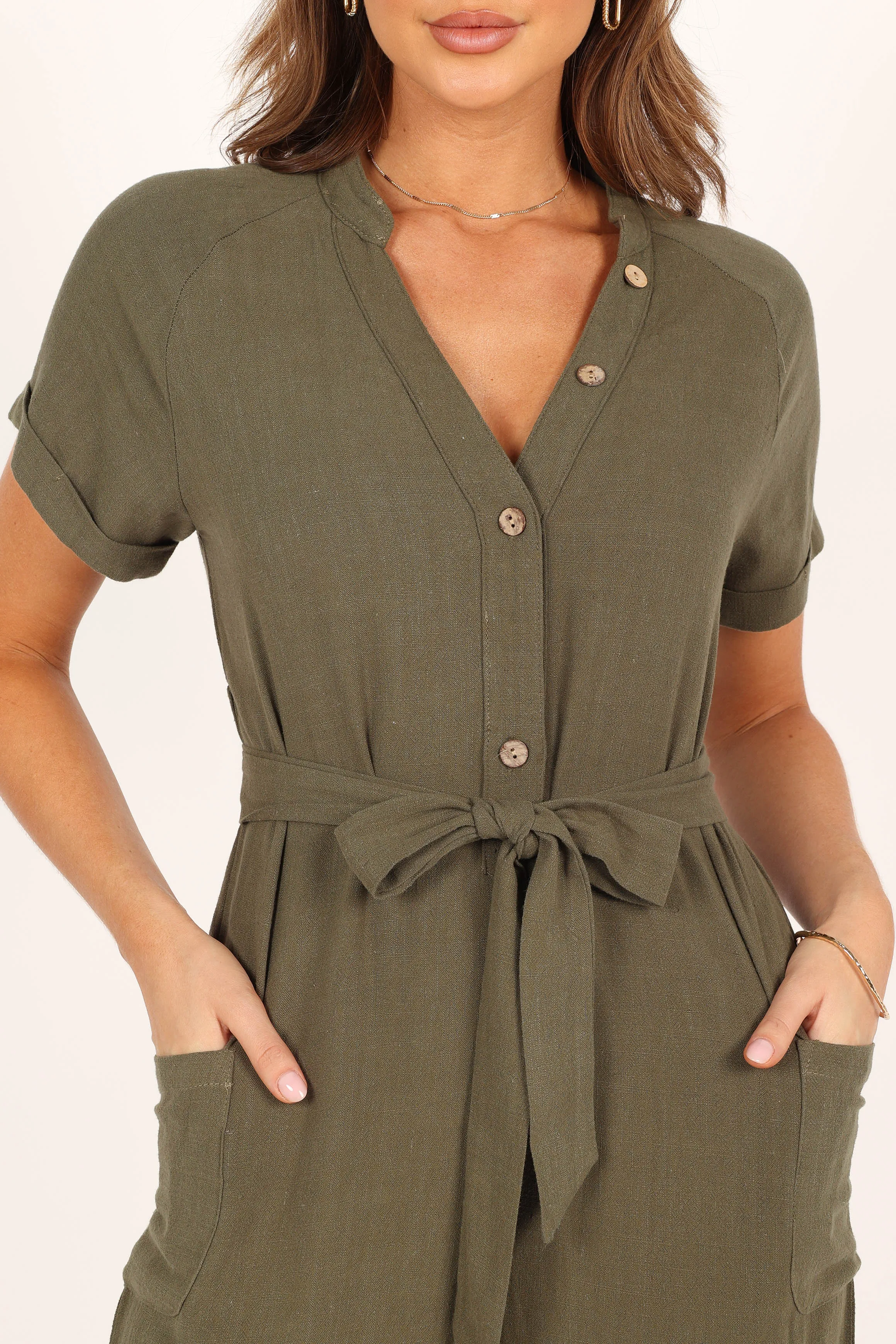 Archie Jumpsuit - Olive