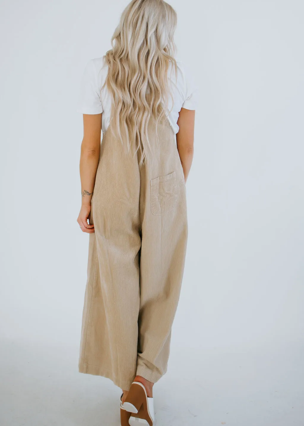 Astrid Corduroy Wide Leg Overalls