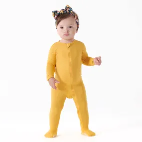 Baby & Toddler Honey Buttery Soft Viscose Made from Eucalyptus Snug Fit Footed Pajamas