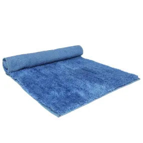 Blue Shaggy Rug