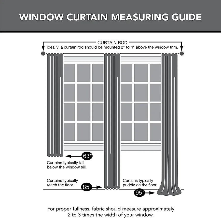 Brack White Lace Set of 2 Curtains