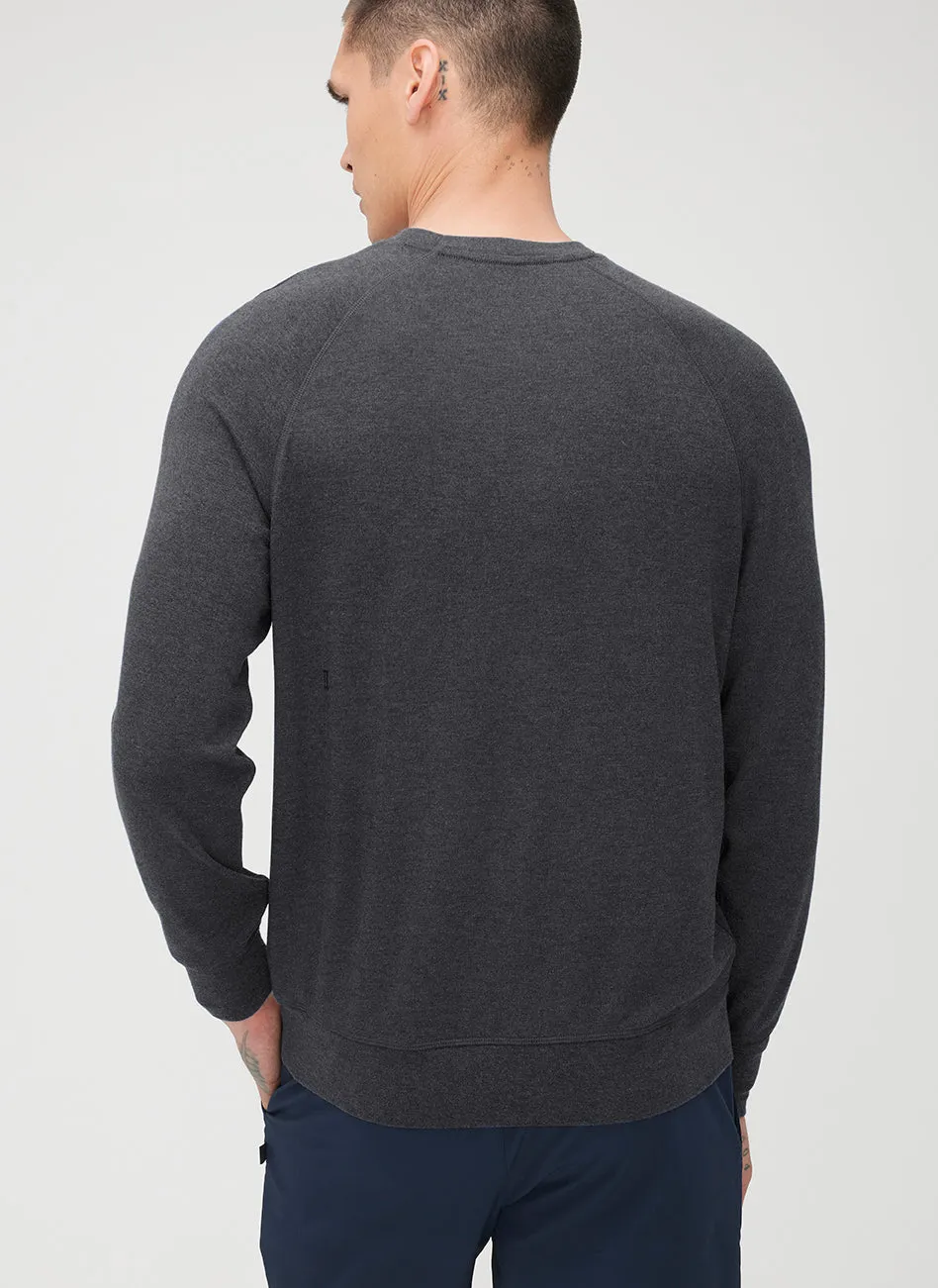 Brushed Long Sleeve Crewneck Tee