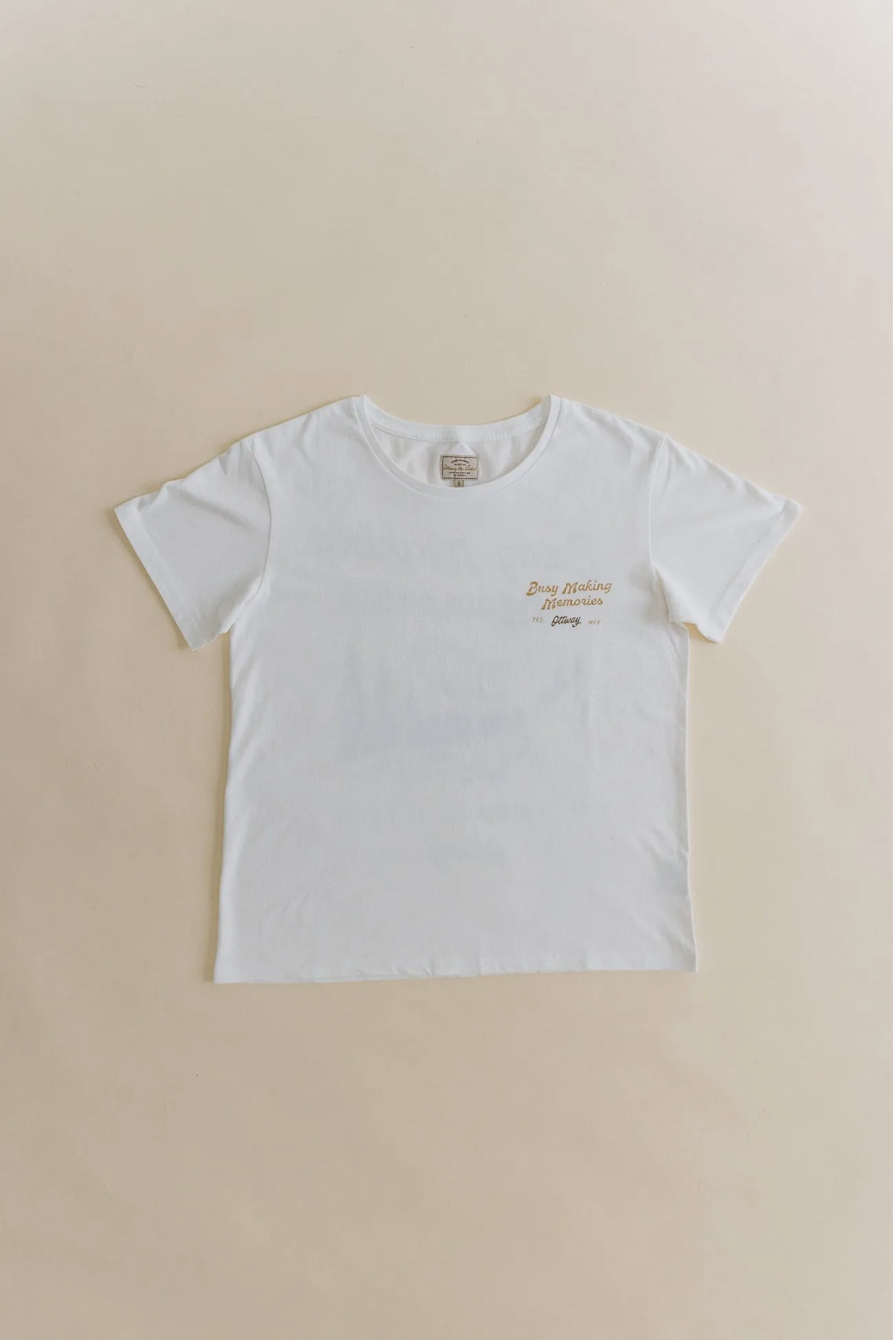 Busy Making Memories Unisex T-Shirt - Off White