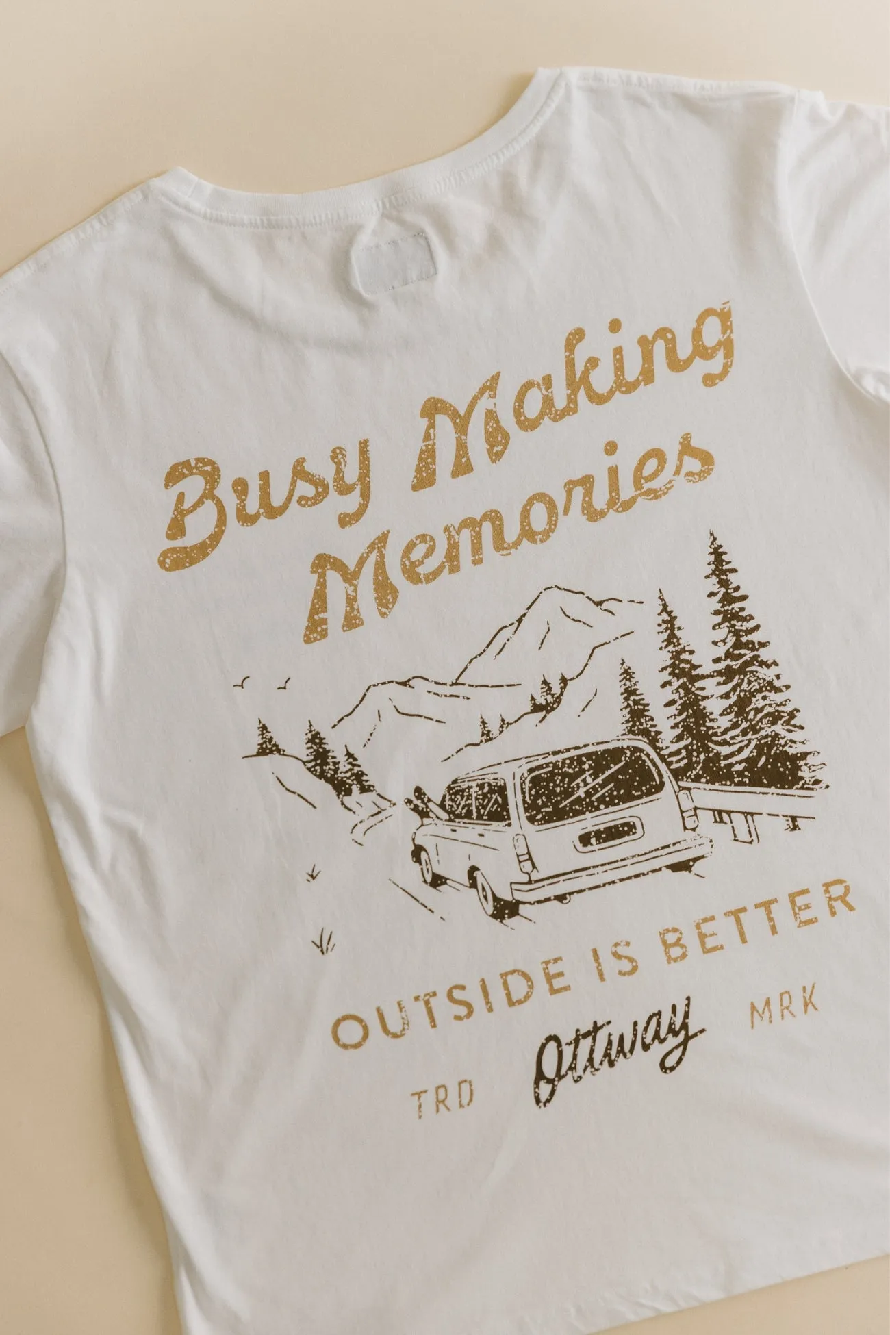 Busy Making Memories Unisex T-Shirt - Off White