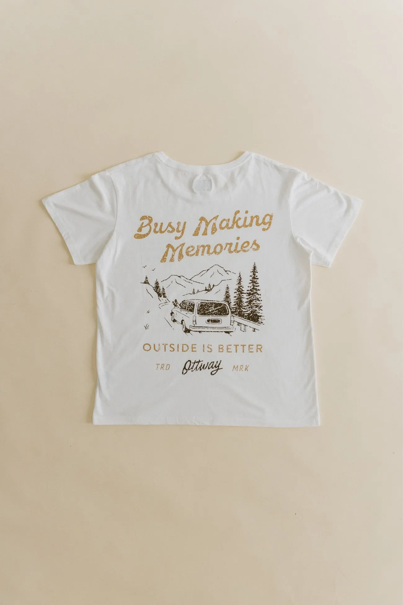 Busy Making Memories Unisex T-Shirt - Off White