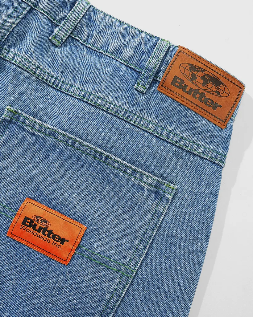 Buttergoods Santosuosso Denim - Green Stitch