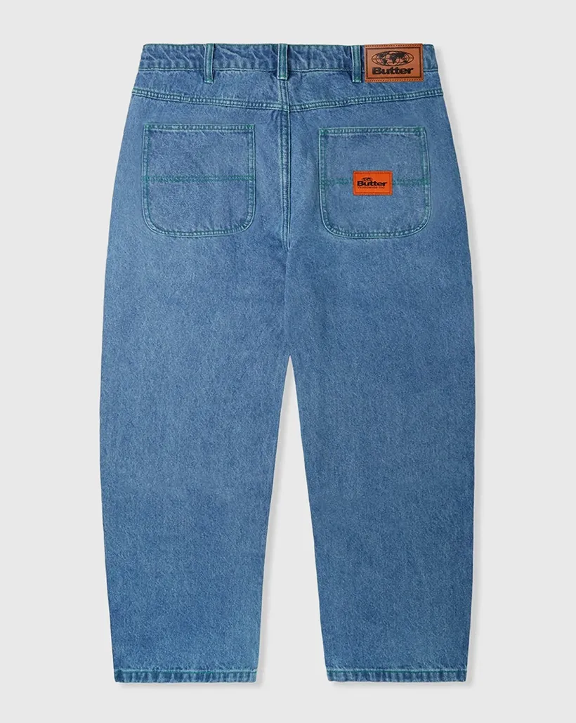 Buttergoods Santosuosso Denim - Green Stitch