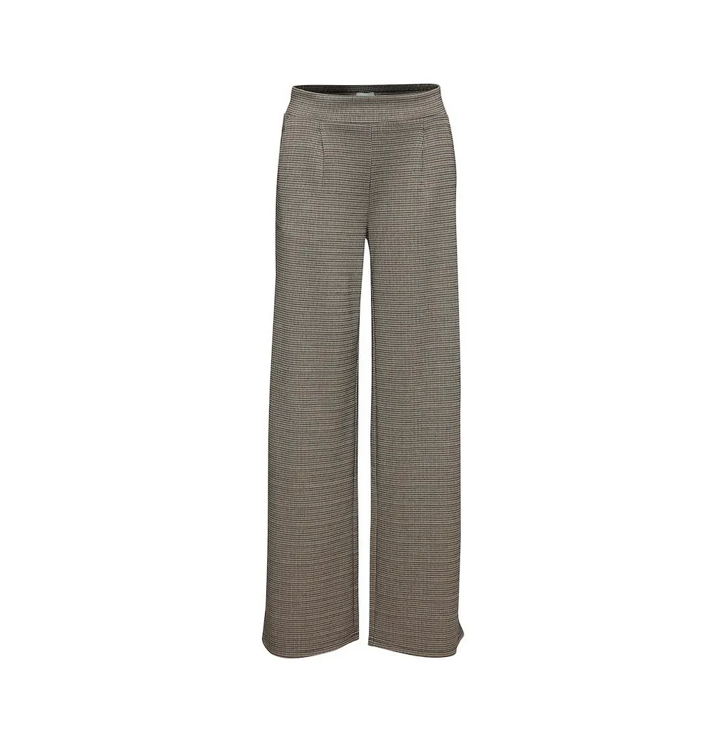 b.young pantalone casual da donna 20813951 200453 nero miscelato beige