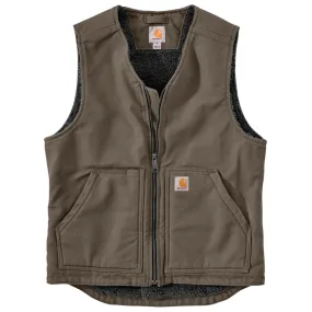 Carhartt 104394 Ms Washed Duck Sherpa Lined Vest