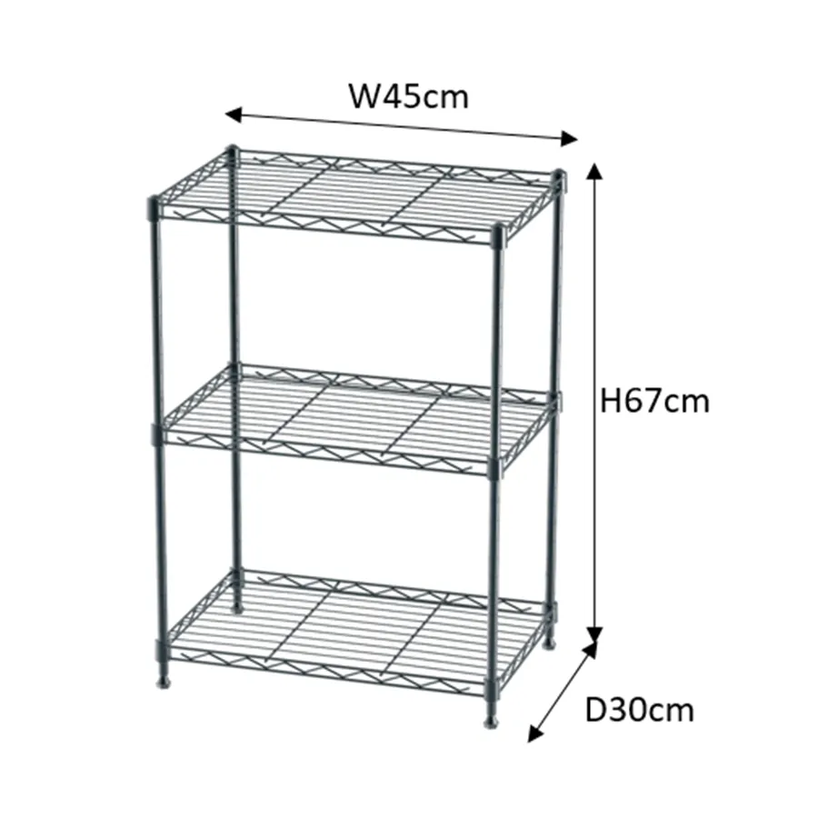 Carter 3 Tier Metal Rack