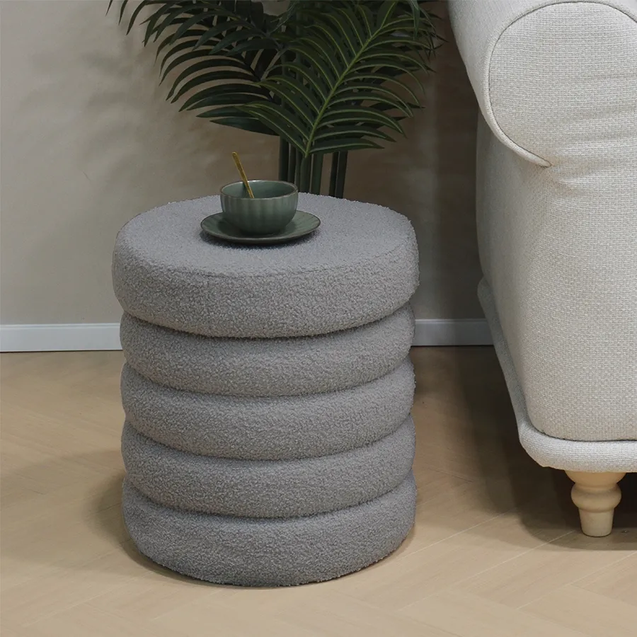 Chiara Round Storage Ottoman