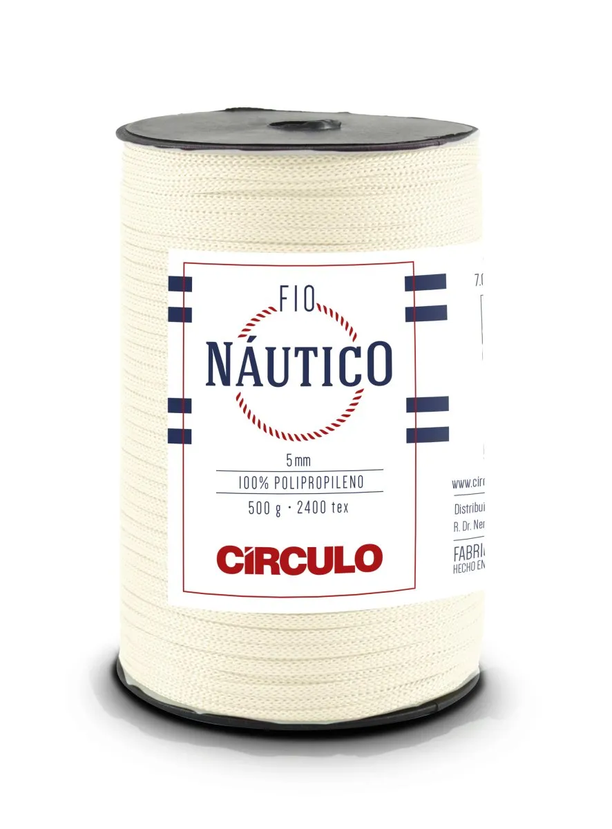 Circulo Fio Nautico 5mm Yarn for Crocheting 208m/500g