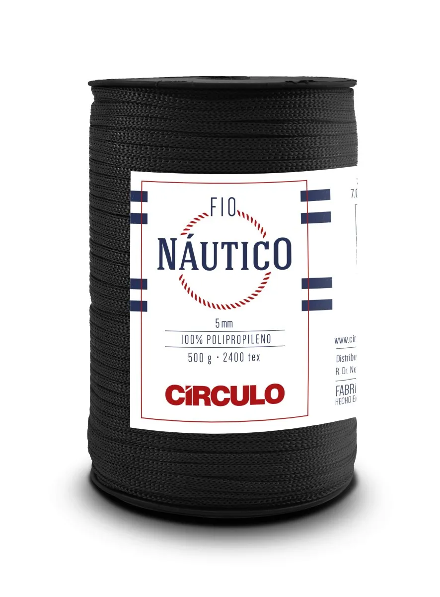 Circulo Fio Nautico 5mm Yarn for Crocheting 208m/500g