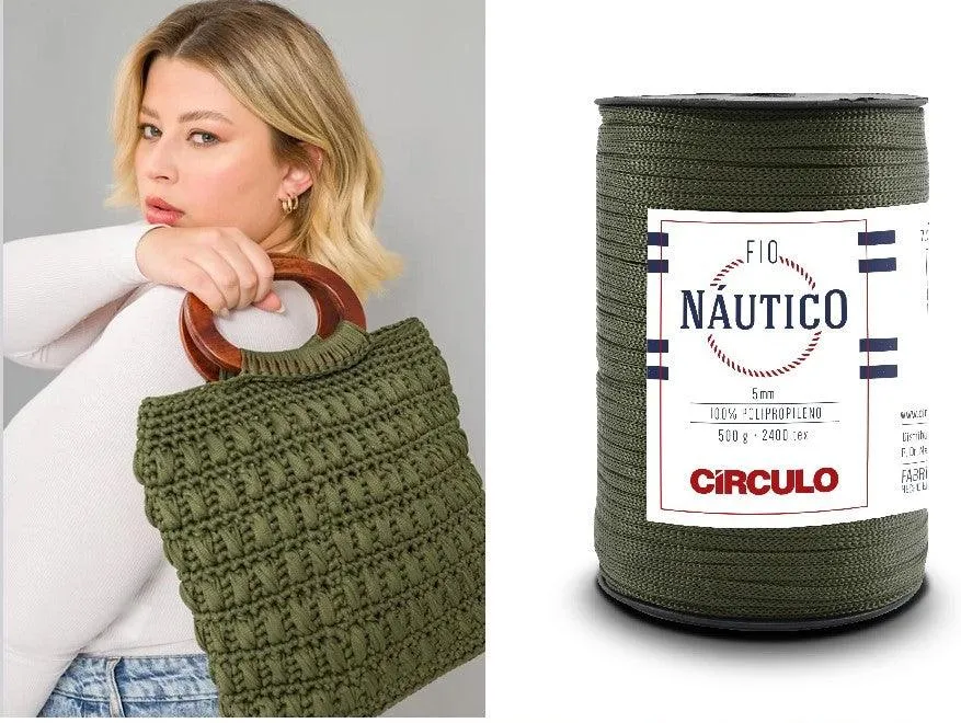 Circulo Fio Nautico 5mm Yarn for Crocheting 208m/500g