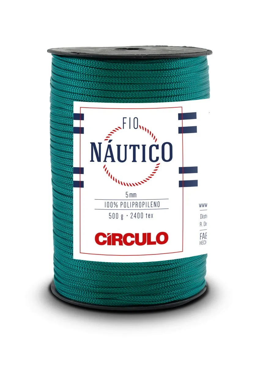 Circulo Fio Nautico 5mm Yarn for Crocheting 208m/500g