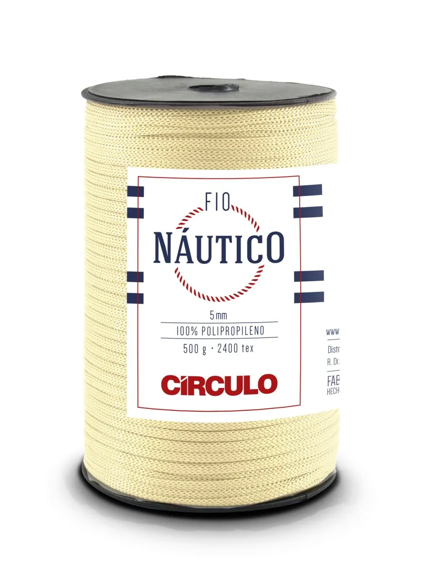 Circulo Fio Nautico 5mm Yarn for Crocheting 208m/500g