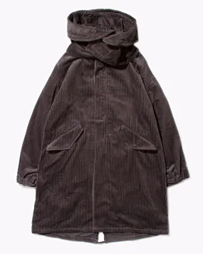 Corduroy Mod Coat - Grey