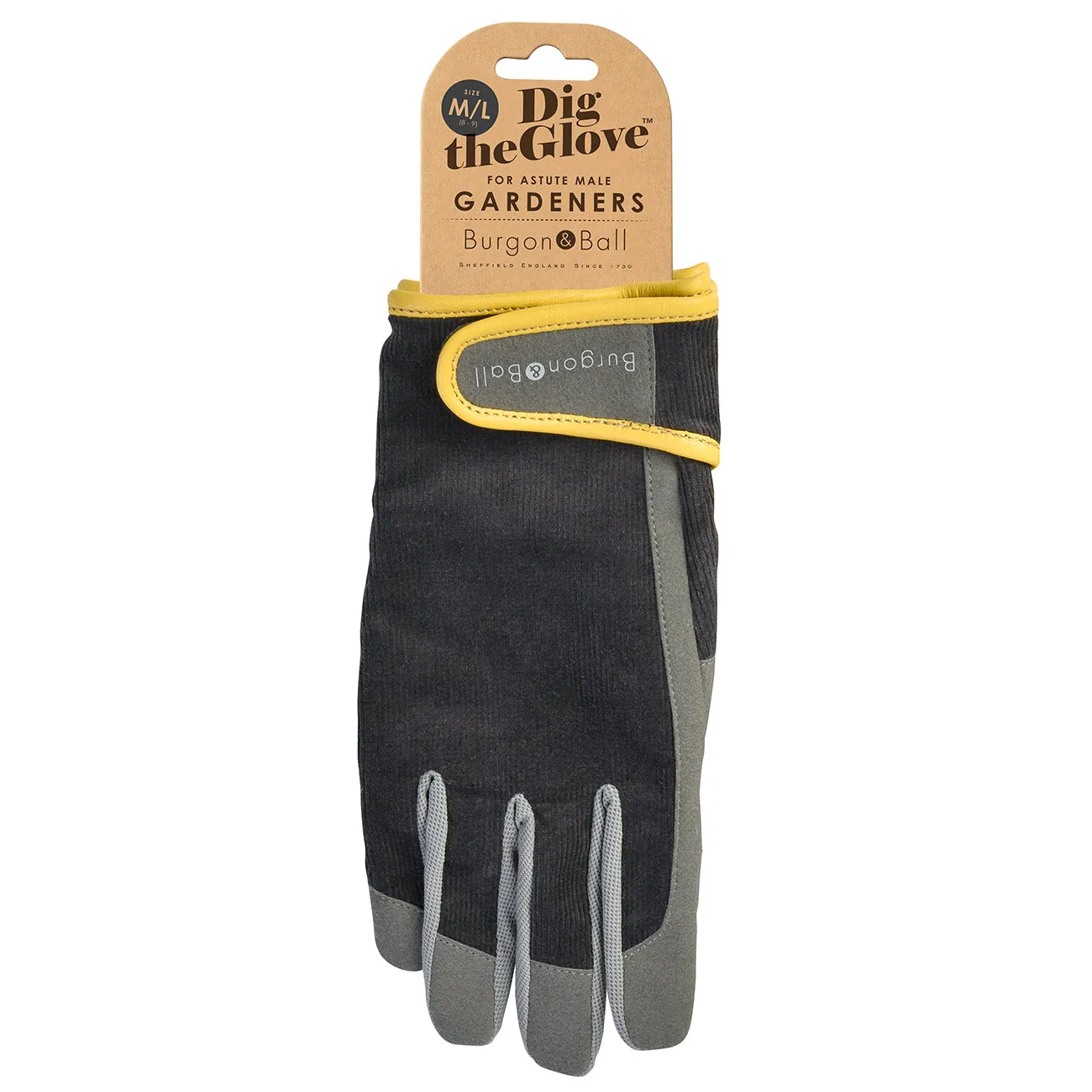 Dig The Glove - Slate Corduroy - M/L