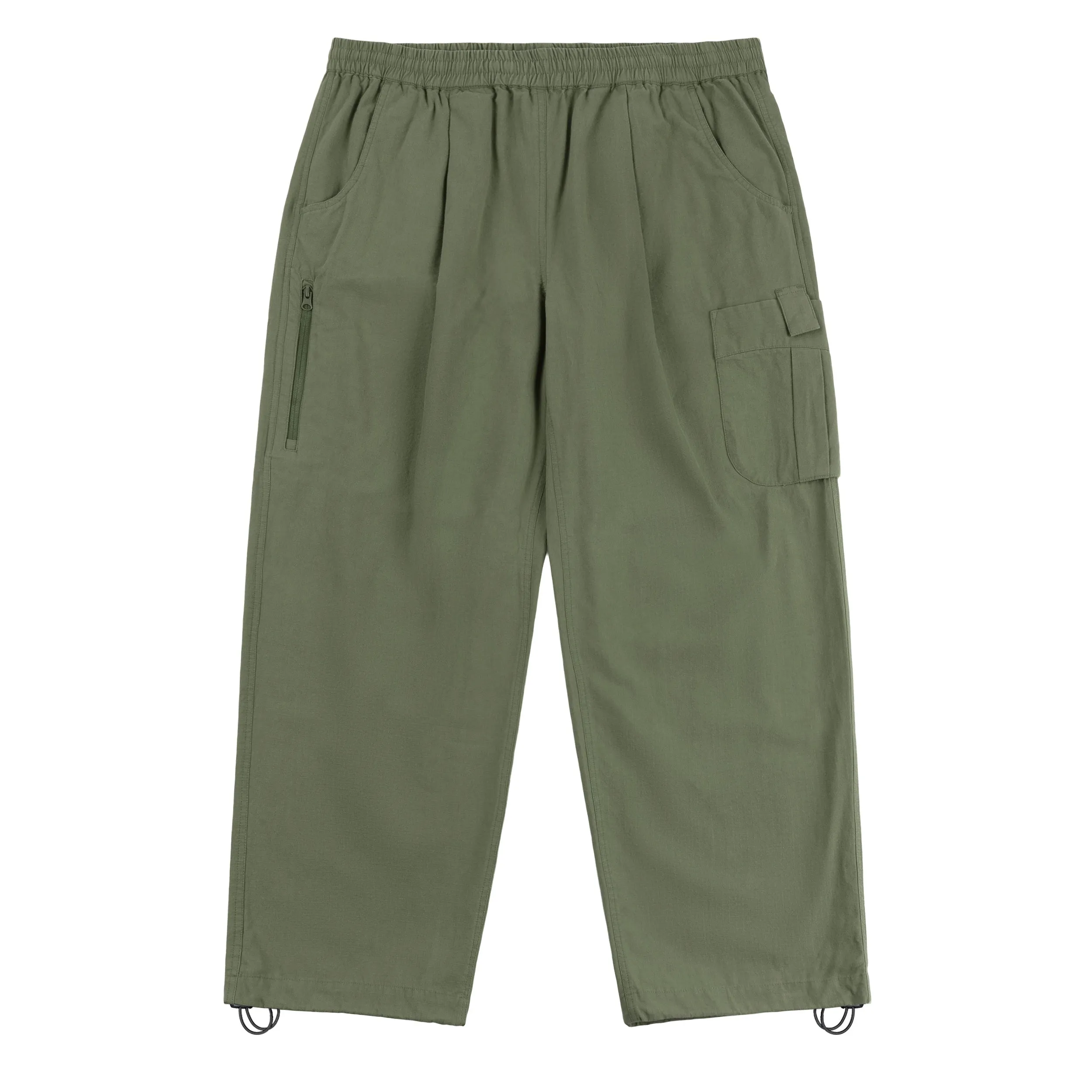 Dime Cargo Baggy Utility Pants - Green Military