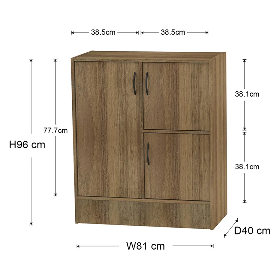 Dinah 3 Door Cabinet