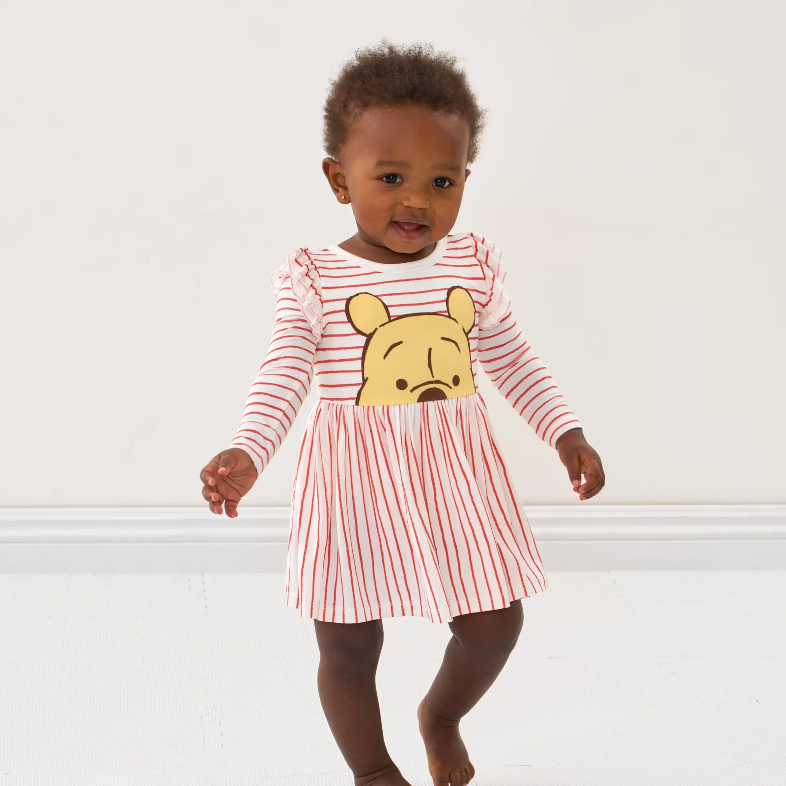 Disney Winnie the Pooh Flutter Skater Dress with Bodysuit