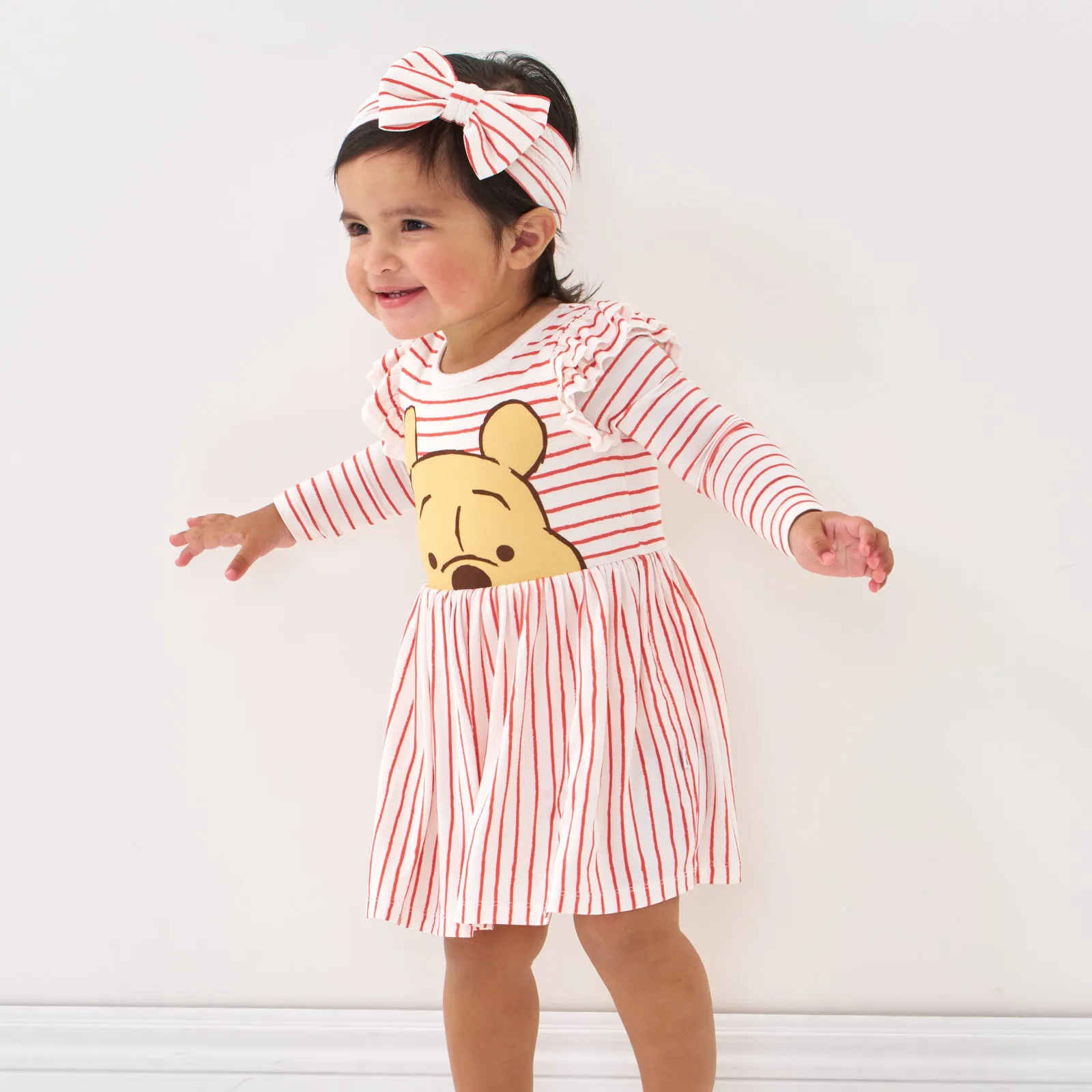 Disney Winnie the Pooh Flutter Skater Dress with Bodysuit