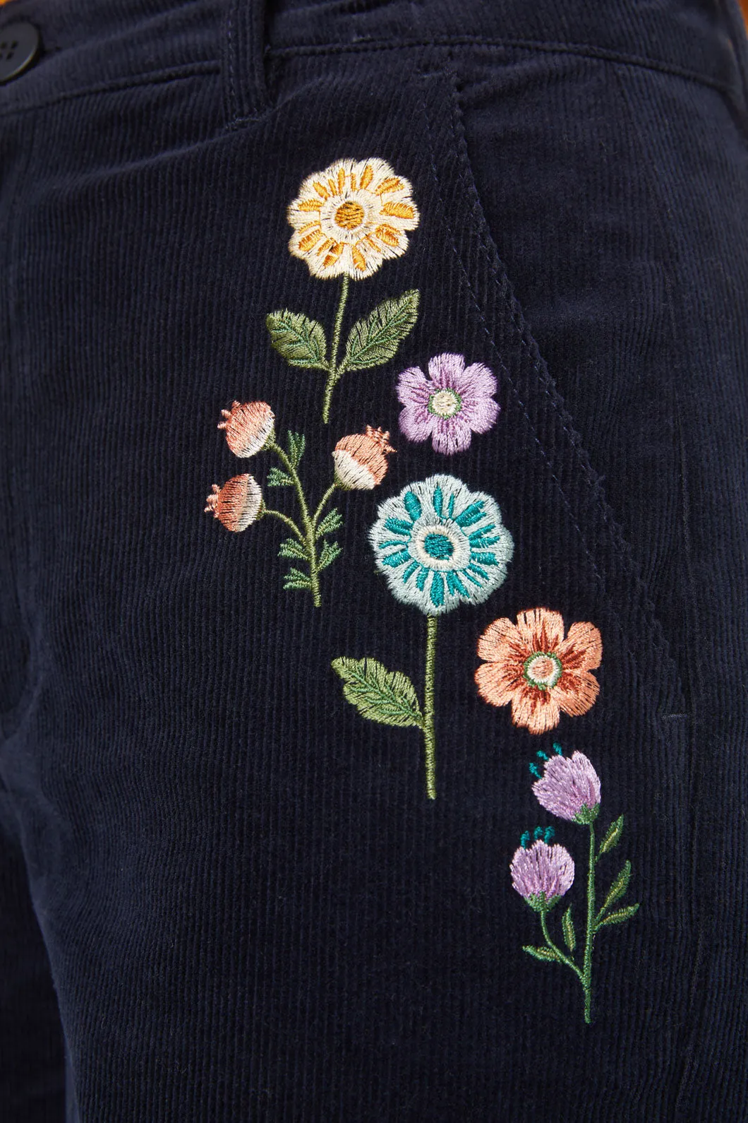 Dora Embroidered Jean