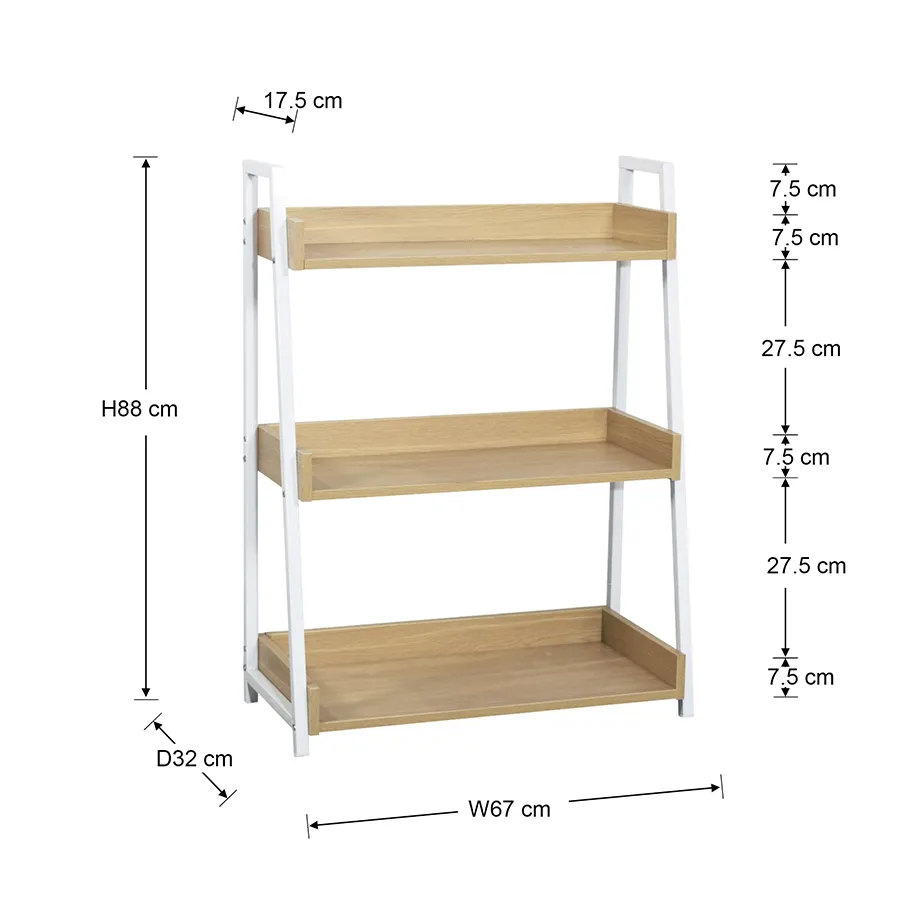 Elliana 3 Tier Bookshelves