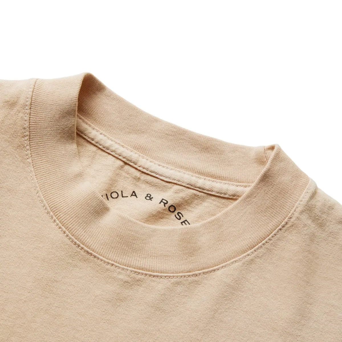 EMBROIDERY LETTER S/S TEE