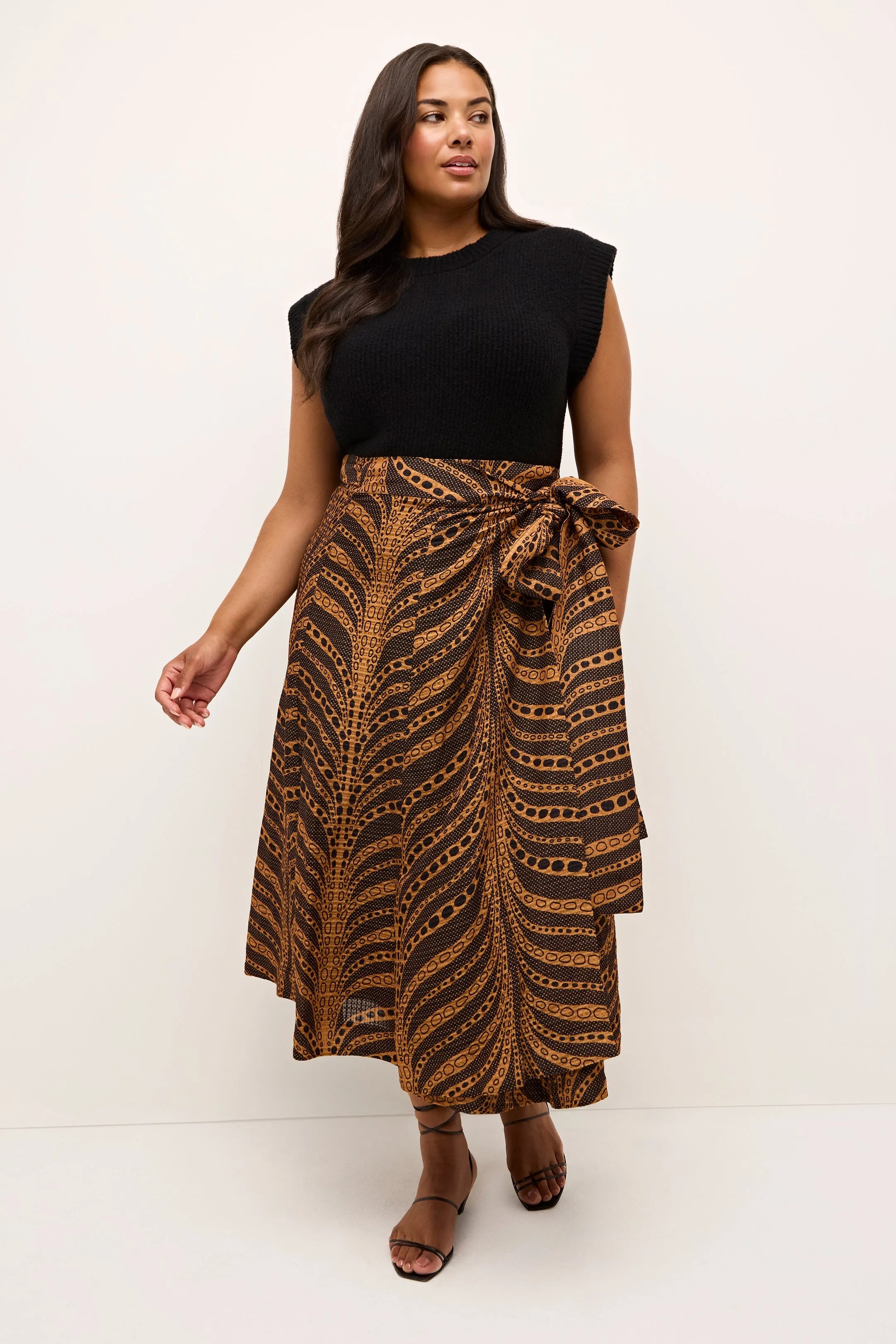 ESTINE WRAP SKIRT