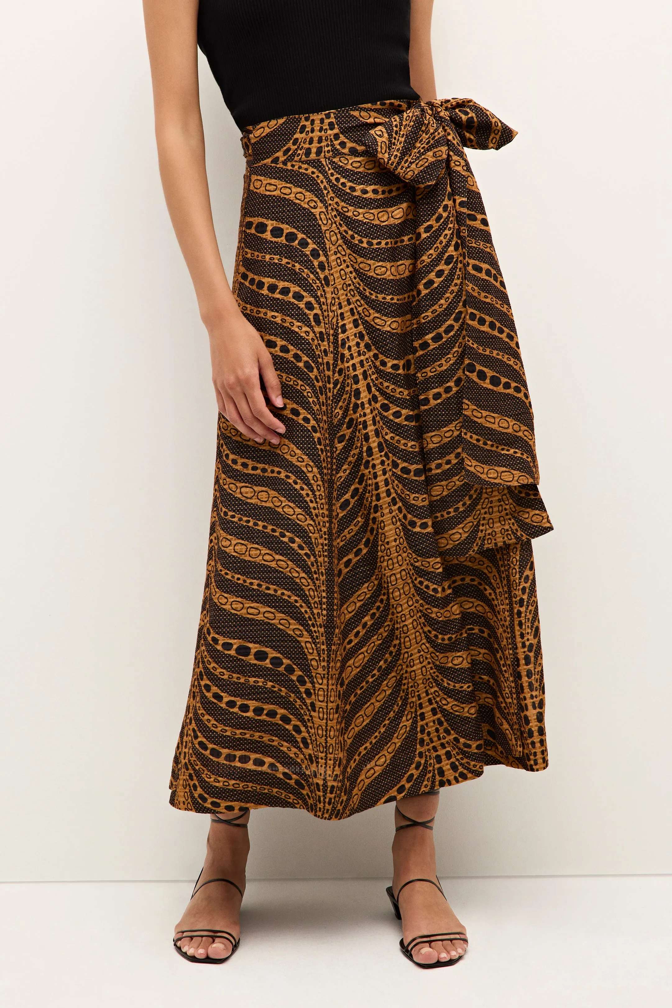 ESTINE WRAP SKIRT