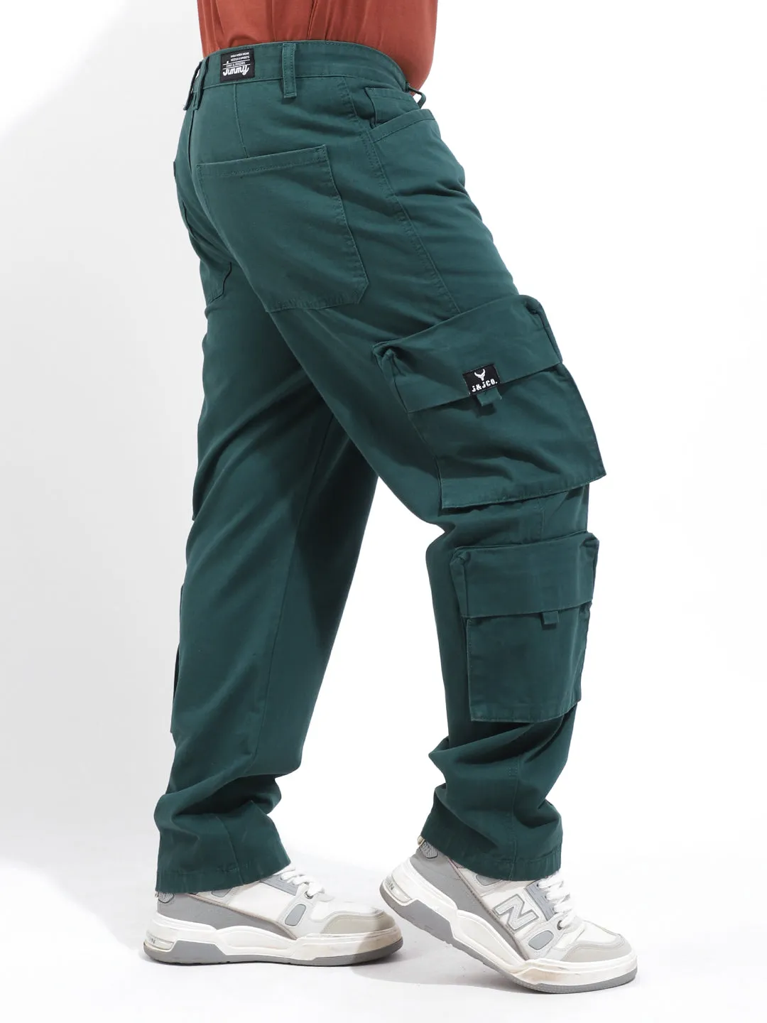 Fantom Royal Green 8 Pocket Denim Cargo