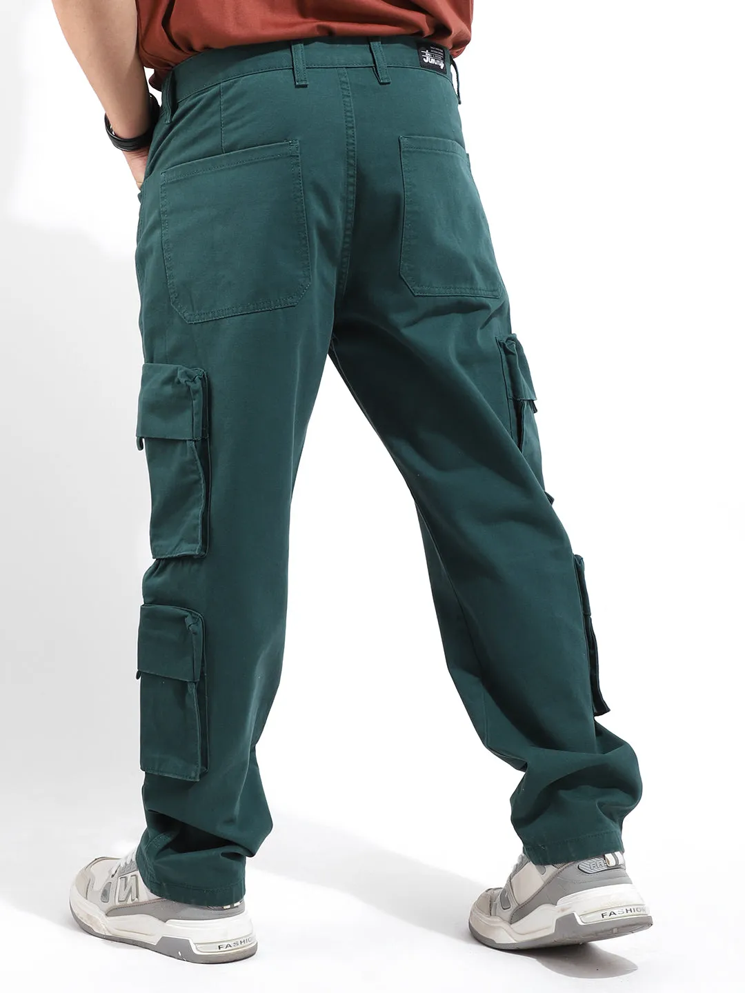 Fantom Royal Green 8 Pocket Denim Cargo