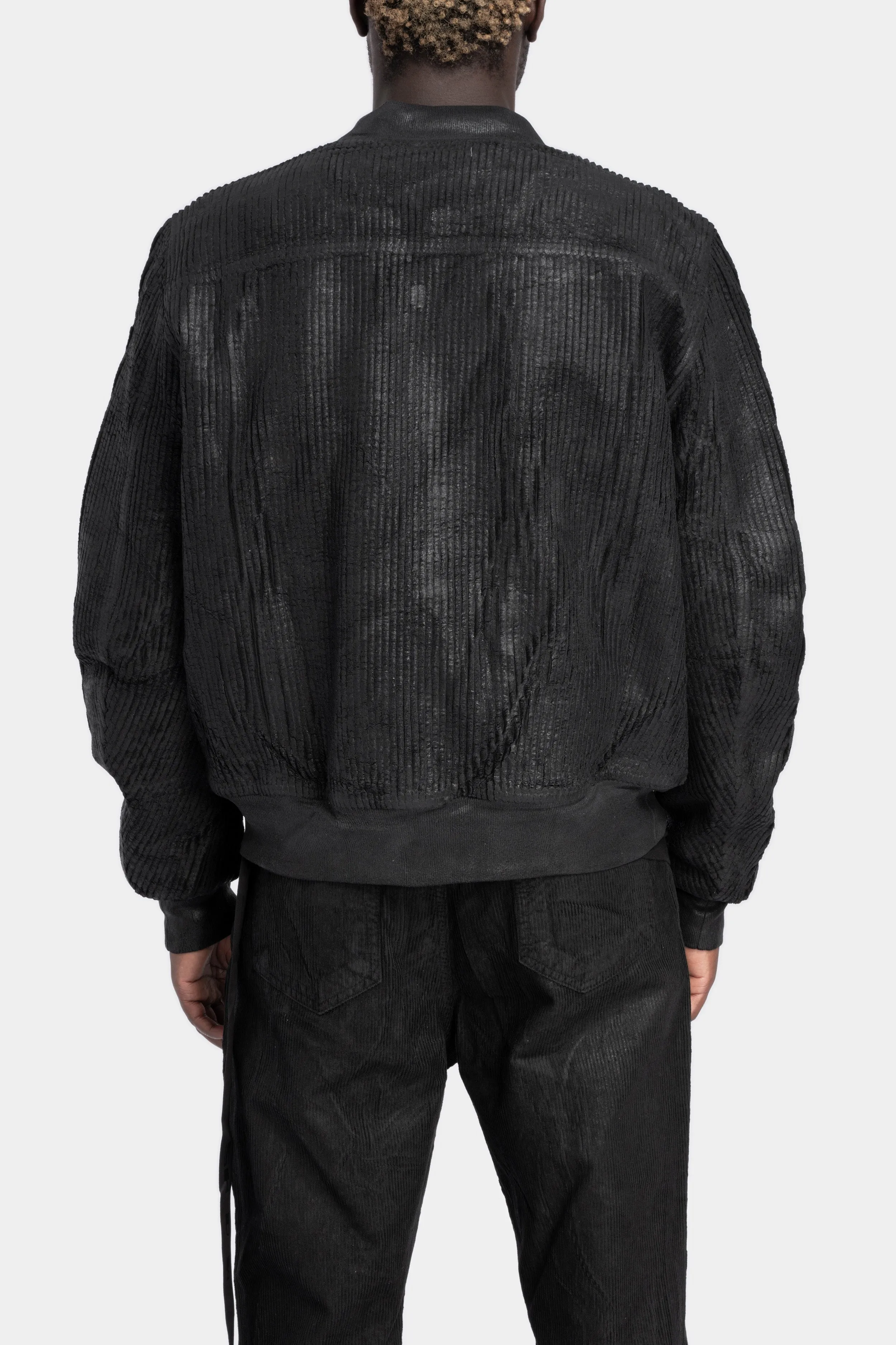 Flight bomber, Coated corduroy